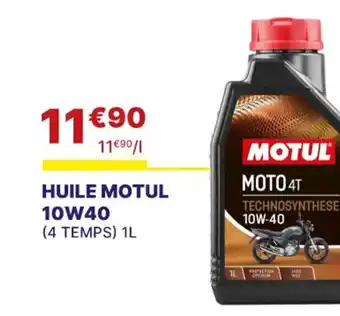 Carter-Cash HUILE MOTUL 10W40 (4 TEMPS) 1L offre