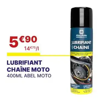 Carter-Cash LUBRIFIANT CHAÎNE MOTO 400ML ABEL MOTO offre