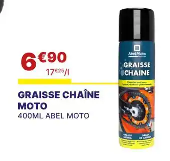 GRAISSE CHAÎNE MOTO 400ML ABEL MOTO