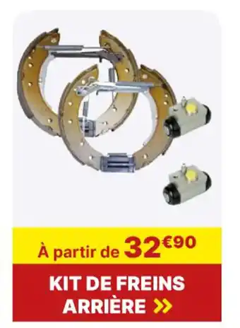 Carter-Cash KIT DE FREINS ARRIÈRE >> offre
