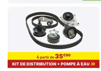 Carter-Cash KIT DE DISTRIBUTION +POMPE À EAU >> offre