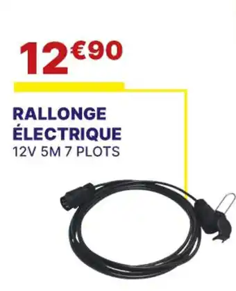 Carter-Cash RALLONGE ÉLECTRIQUE 12V 5M 7 PLOTS offre