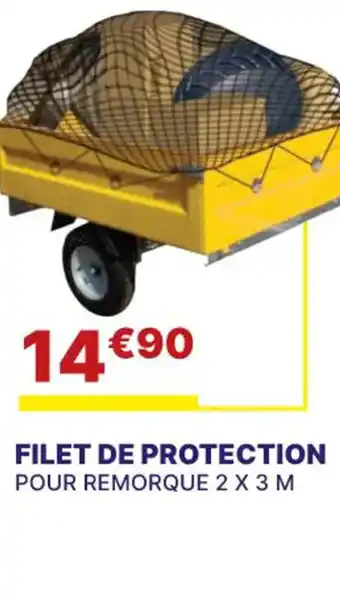Carter-Cash FILET DE PROTECTION POUR REMORQUE 2 X 3 M offre