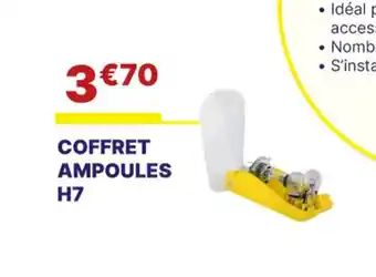 COFFRET AMPOULES H7