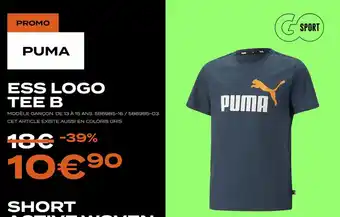 Go Sport ESS LOGO TEE B offre