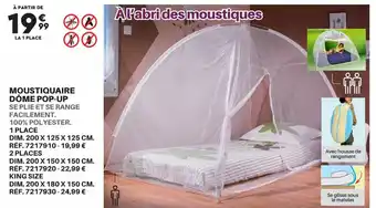 Shopix MOUSTIQUAIRE DÔME POP-UP offre