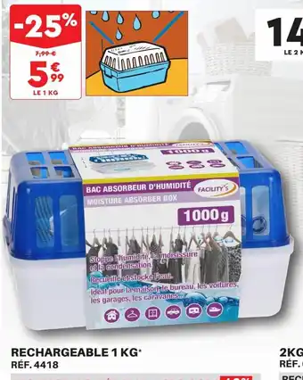 Shopix RECHARGEABLE 1 KG* offre