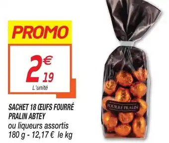 Netto Sachet 18 Œufs Fourré Pralin Abtey offre