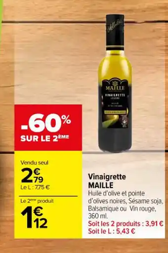 Carrefour Vinaigrette MAILLE offre