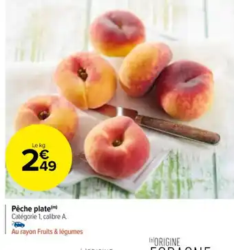 PĂȘche plate(m) CatĂ©gorie 1, calibre A.
