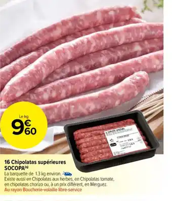 16 Chipolatas supérieures SOCOPA(9)