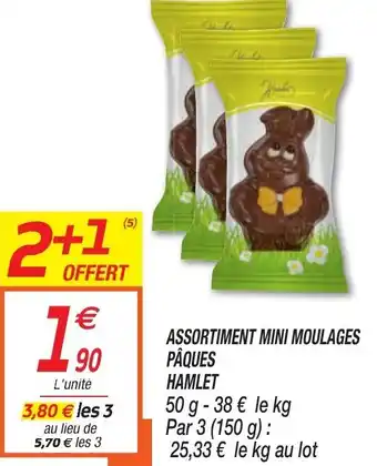 Assortiment Mini Moulages  Pâques