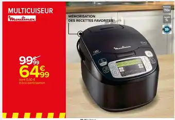 Carrefour MULTICUISEUR Moulinex offre