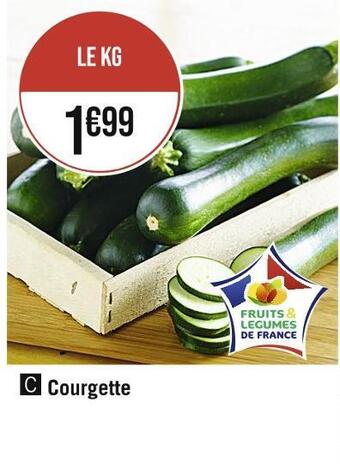 Casino Supermarchés Courgette offre