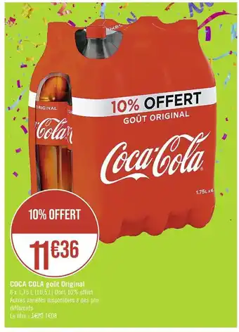Casino Supermarchés Coca-cola coca cola goût original offre