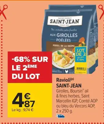 Saint-jean ravioli