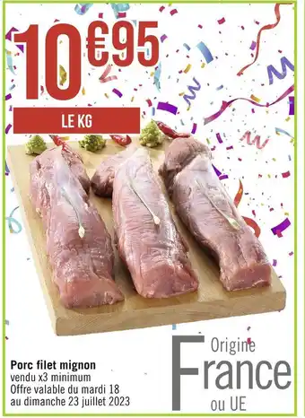 Casino Supermarchés Porc filet mignon offre