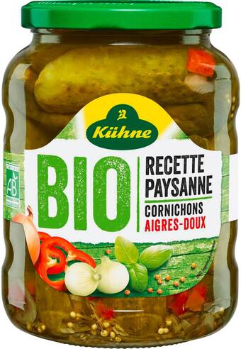 Match Kuhne cornichons aigres doux bio offre
