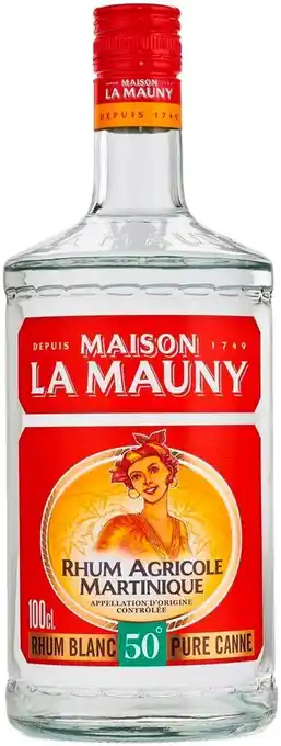 Match Maison la mauny rhum blanc agricole de la martinique offre