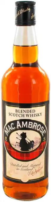 Match Mac ambrose scotch whisky offre