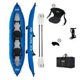 Decathlon Pack kayak pure air hp 412 13'6 2 places aqua marina offre