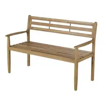 Banc de jardin en bois d'acacia massif l130