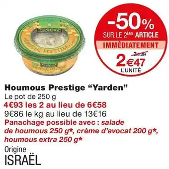 Houmous Prestige