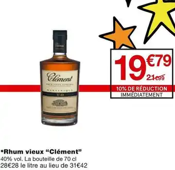Monoprix Rhum vieux offre