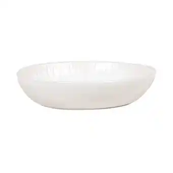 Assiette creuse en faïence blanche