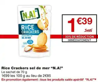 Rice Crackers sel de mer