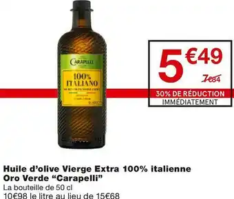 Monoprix Huile d’olive Vierge Extra 100% italienne Oro Verde offre