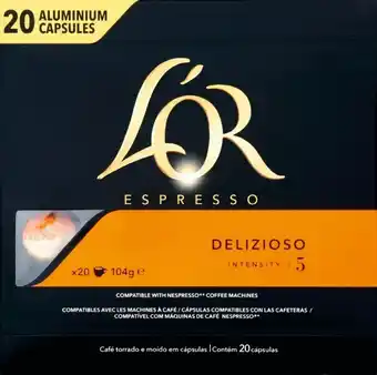 Monoprix Capsules de café Espresso Delizioso offre