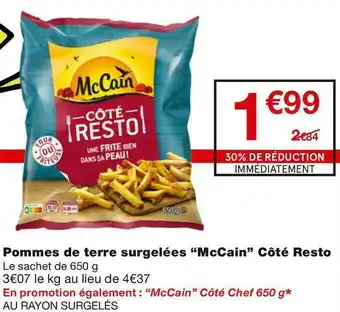 Monoprix Pommes de terre surgelées Côté Resto offre