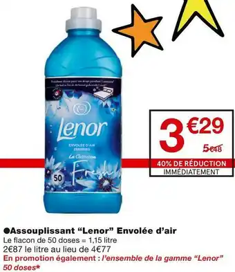 Monoprix Assouplissant Envolée d’air offre