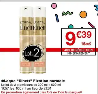 Monoprix Laque Fixation normale offre