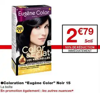 Monoprix Coloration Noir 15 offre