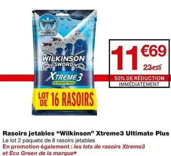 Rasoirs jetables Xtreme3 Ultimate Plus