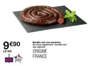 Monoprix Boudin noir aux pommes offre