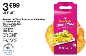 Monoprix Pomme de Terre Princesse Amandine offre