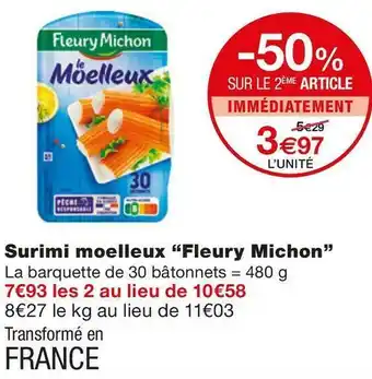 Monoprix Surimi moelleux offre