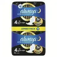 Monoprix Serviettes “Always” Ultra Secure Night offre