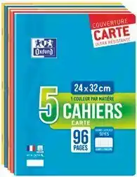 Monoprix Lot de 5 cahiers “Oxford” offre