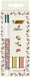 Coffret Stylos-bille 4 Couleurs exclusivité Monoprix