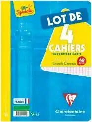 Monoprix Lot de 4 cahiers “Clairefontaine” offre