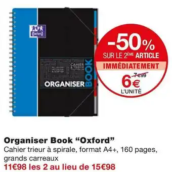 Monoprix Organiser Book offre
