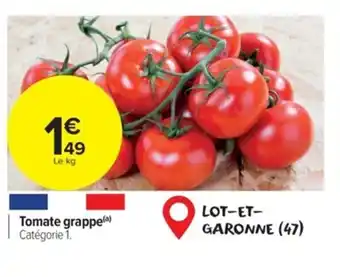 Carrefour Market Tomate grappe(a) offre