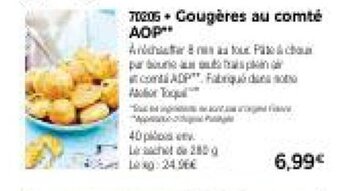 Thiriet Cougères au comté AOP** offre