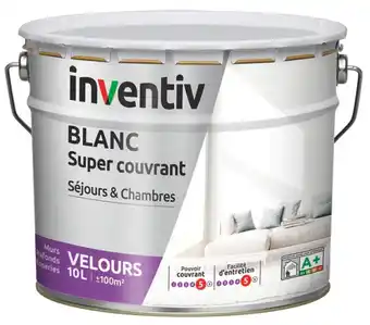 Peinture murs et plafonds Velours 10 L