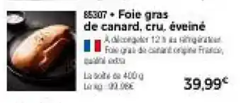 Thiriet Foie gras de canard, cru, éveinė offre