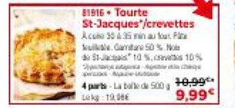 Thiriet Tourte St-jacques'/crevettes offre